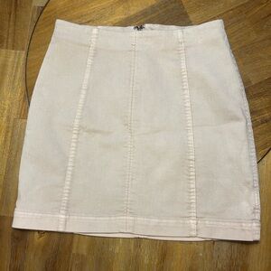 Free People Cream Skirt